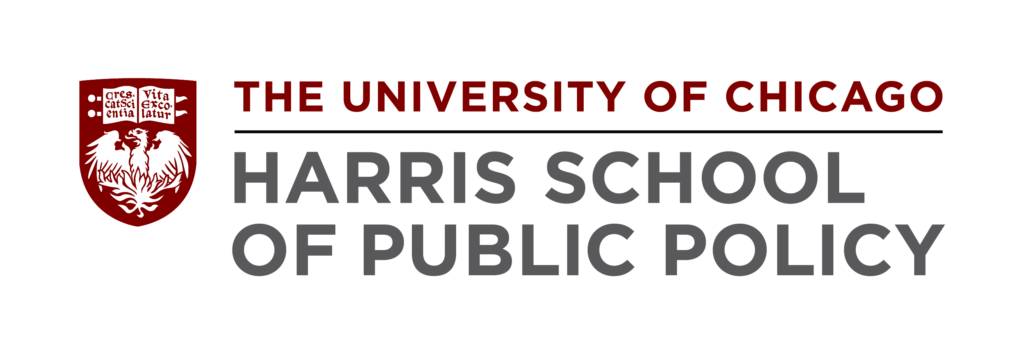The University of Chicago Harris School of Public Policy logo.